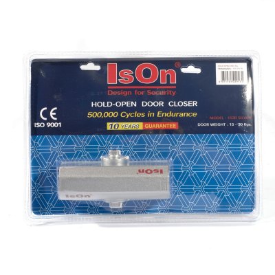 โช๊คอัพประตู แบบตั้งค้างได้ ISON รุ่น 1530 สีเงิน (15-85 กก.)