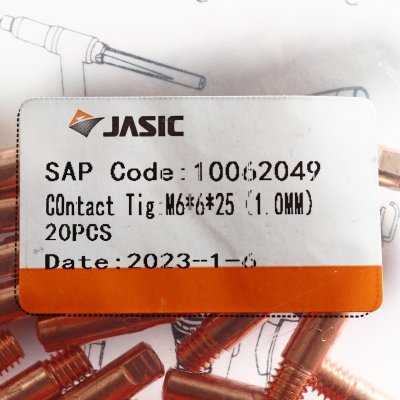 คอนแทกทิพ MIG JASIC รุ่น 15AK ขนาด M6X25 1.0MM (20PCS/PAC)