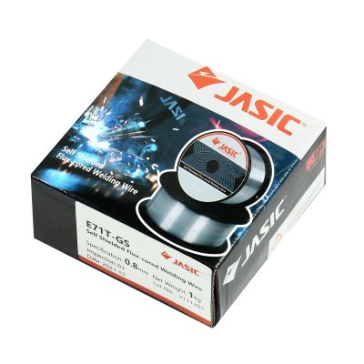 ลวดเชื่อมฟลักซ์คอร์ JASIC รุ่น E71T-GS ไม่ใช้แก๊ส ขนาด 0.8MM (1KG)