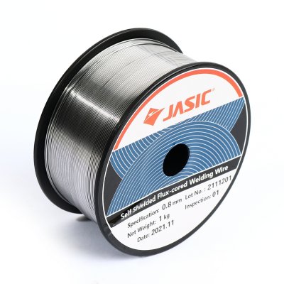 ลวดเชื่อมฟลักซ์คอร์ JASIC รุ่น E71T-GS ไม่ใช้แก๊ส ขนาด 0.8MM (1KG)