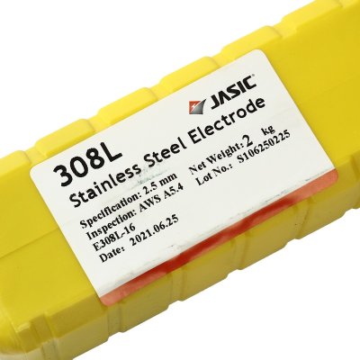 ลวดเชื่อมไฟฟ้าสแตนเลส JASIC รุ่น 308L ขนาด 2.5MM (2KG แยกขาย)