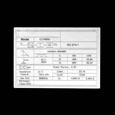เครื่องตัดพลาสมา JASIC รุ่น CUT40PA