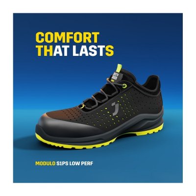 รองเท้านิรภัยหุ้มส้น SAFETY JOGGER รุ่น MODULO LOW ระดับ S1PS ขนาด 35-48