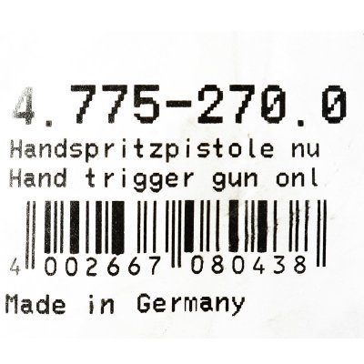 ปืนฉีดน้ำแรงดันสูง Trigger Gun KARCHER รุ่น K032-4775270