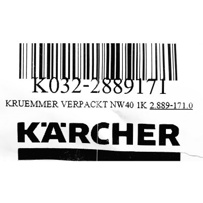 ข้องอสายดูดฝุ่น (Kruemmer) NW40 KARCHER รุ่น K032-2889171