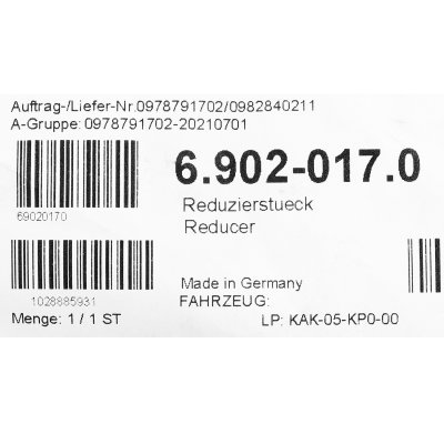 ข้อต่อลด REDUCER DN40-DN35 KARCHER รุ่น 6.902-017.0