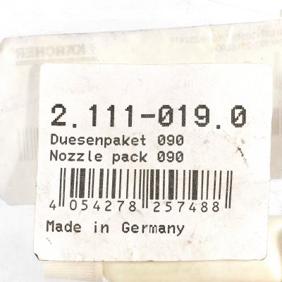 ชุดหัวฉีด NOZZLE PACK 090 KARCHER รุ่น 2.111-019.0