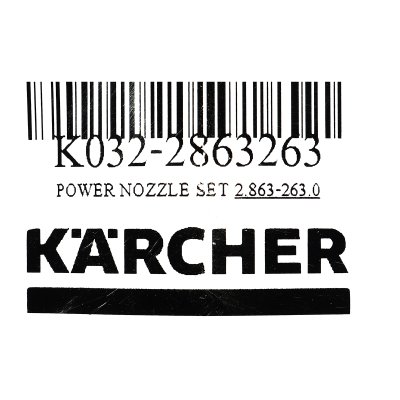 ชุดหัวฉีดดูดฝุ่น POWER NOZZLE SET KARCHER รุ่น 2.863-263.0