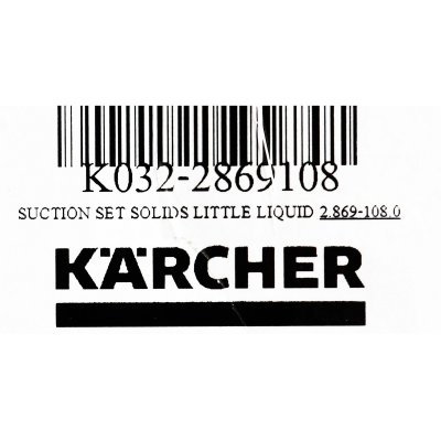 ชุดหัวดูด KARCHER รุ่น SUCTION SET SOLIDS LITTLE LIQUID (2.869-108.0)