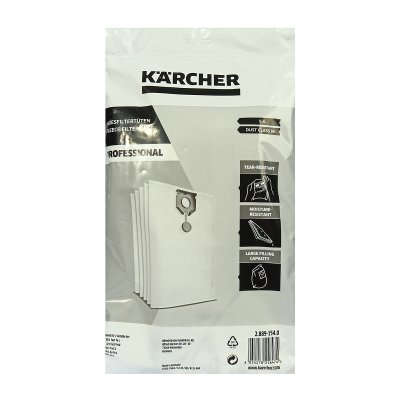 ถุงกรองฝุ่นใยสังเคราะห์ 30 ลิตร (แพ็ก 5 ชิ้น) KARCHER รุ่น K032-2889154