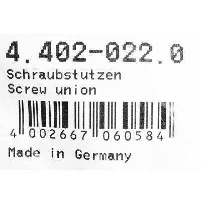 สกรูข้อต่อยูเนี่ยน SCREW UNION KARCHER รุ่น 4.402-022.0