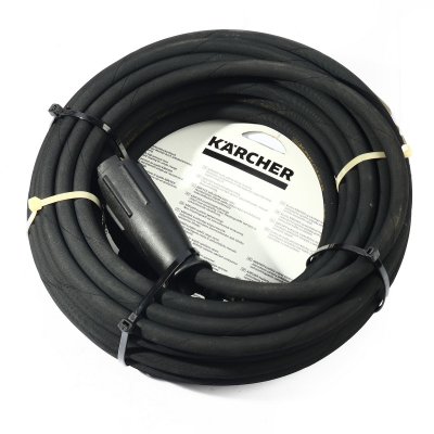 สายฉีดน้ำแรงดันสูง AVS ขนาด 10 มม. DN6 แรงดัน 250 BAR ยาว 15 เมตร KARCHER รุ่น 6.390-174.0