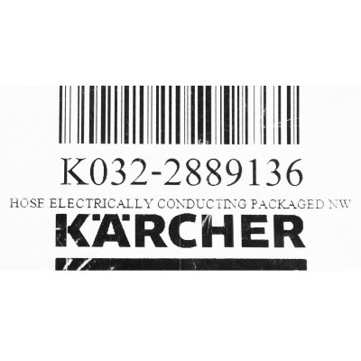 สายดูดฝุ่นชนิดนำไฟฟ้า KARCHER รุ่น K032-2889136