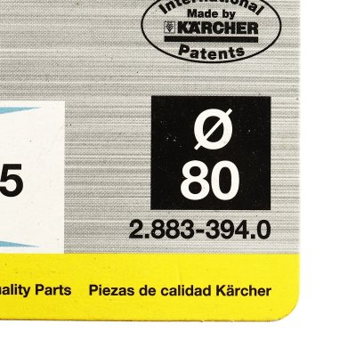 หัวฉีดแรงดันสูงรหัส 15G080 KARCHER รุ่น 2.883-394.0