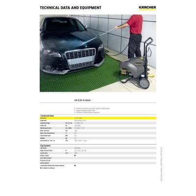 เครื่องฉีดน้ำแรงดันสูง 3 เฟส KARCHER รุ่น HD 9/20-4