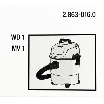 ไส้กรองฟองน้ำ FOAM FILTER WD 1/MV 1 KARCHER รุ่น K032-2863016