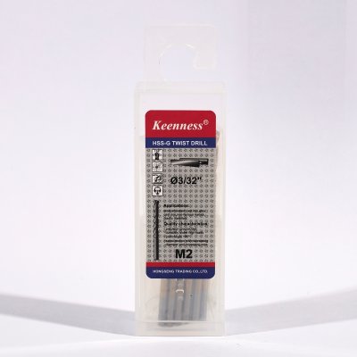 ดอกสว่านไฮสปีด 3/32 นิ้ว (2.5มม.) KEENNESS รุ่น HSS-G (10 ดอก/กล่อง)