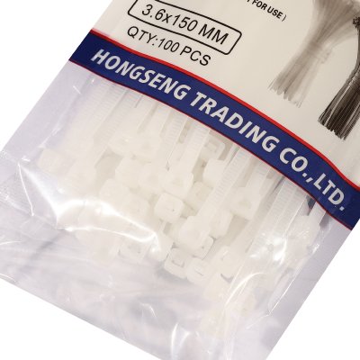 เคเบิ้ลไทร์ KEENNESS สีขาว (100 เส้น/แพ็ค) รุ่น NCW3615-NCW4735