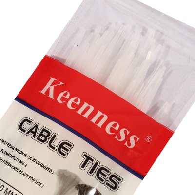 เคเบิ้ลไทร์ KEENNESS สีขาว (100 เส้น/แพ็ค) รุ่น NCW3615-NCW4735
