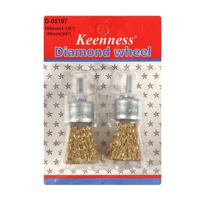 แปรงพู่กันลวด KEENNESS รุ่น K461-3040 (2 นิ้ว/12/16/25 มม.)