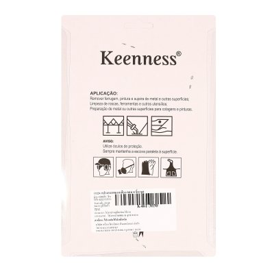 แปรงลวดทองเหลือง-กลม KEENNESS รุ่น O124 (8 ชิ้น/ชุด)