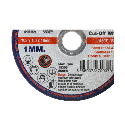 แผ่นตัดบาง KKM A60TBF2 105x1x16 (4")