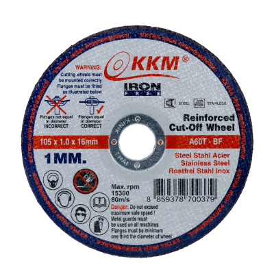 แผ่นตัดบาง KKM A60TBF2 105x1x16 (4")