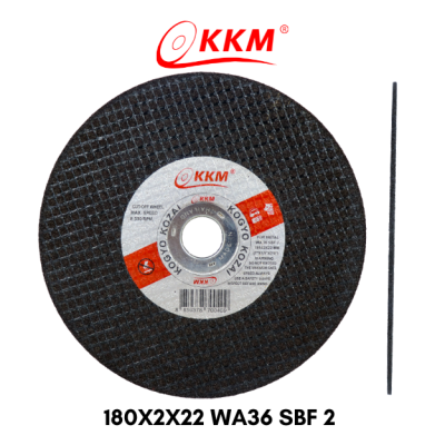 แผ่นตัดสแตนเลส KKM WA36SBF2 180x2x22 (7")