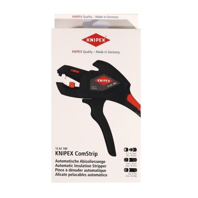 คีมปอกสายไฟแบบกลม อัตโนมัติ KNIPEX รุ่น 12 62 180 (มีขนาด 180/195 มม.)