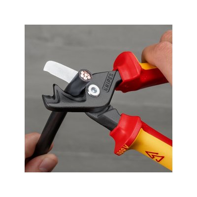 กรรไกรตัดสายไฟขนาด XL KNIPEX รุ่น STEPCUT