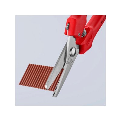 กรรไกรอเนกประสงค์มีสปริงและตัวล็อค KNIPEX