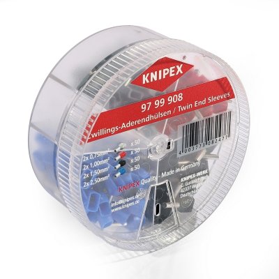 กล่องอุปกรณ์ปลอกหุ้มสายไฟคู่ KNIPEX NO.908 รุ่น 97 99 908