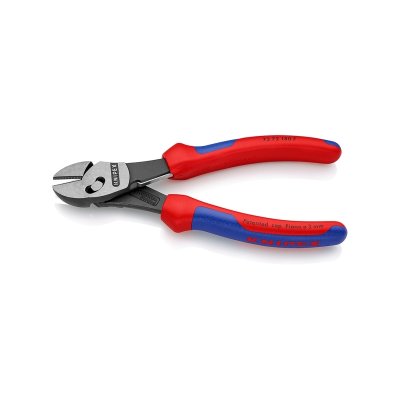 คีมตัดปากเฉียง มีสปริง KNIPEX 180 มม. รุ่น TWINFORCE
