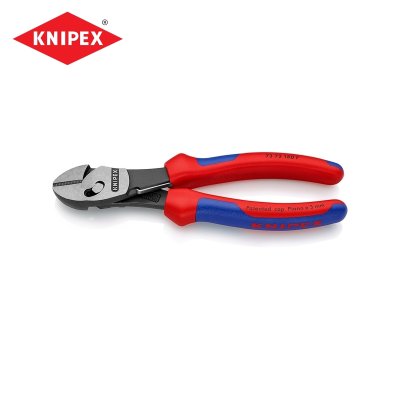 คีมตัดปากเฉียง มีสปริง KNIPEX 180 มม. รุ่น TWINFORCE