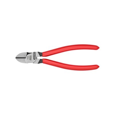คีมตัดปากเฉียง เคลือบดำ ด้ามพลาสติก KNIPEX 160 มม. รุ่น K521-7001160