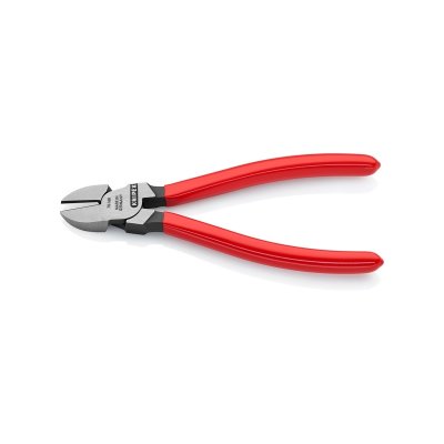 คีมตัดปากเฉียง เคลือบดำ ด้ามพลาสติก KNIPEX 160 มม. รุ่น K521-7001160