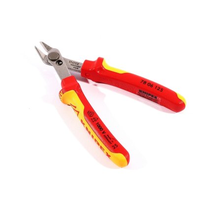 คีมตัดอิเล็กทรอนิกส์ ด้าม VDE KNIPEX 125 มม. รุ่น SUPER KNIPS