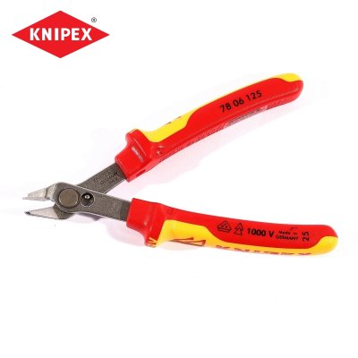 คีมตัดอิเล็กทรอนิกส์ ด้าม VDE KNIPEX 125 มม. รุ่น SUPER KNIPS