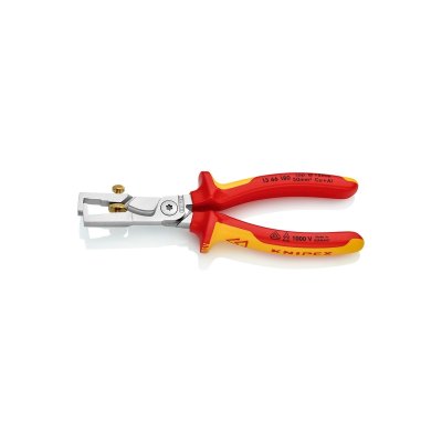 คีมปอก/ตัดสายไฟ ด้าม KNIPEX VDE รุ่น STRIX 13 66 180