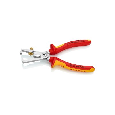 คีมปอก/ตัดสายไฟ ด้าม KNIPEX VDE รุ่น STRIX 13 66 180