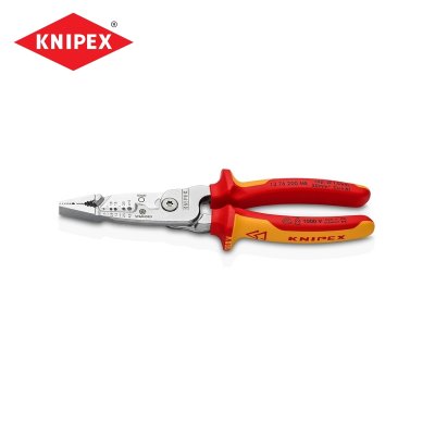 คีมปากรวมงานไฟฟ้า Wire Stripper รุ่น Metric KNIPEX 13 76 200 ME