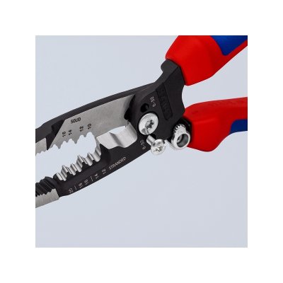 คีมปากรวมงานไฟฟ้า Wire Stripper แบบอเมริกัน KNIPEX รุ่น 13 72 8