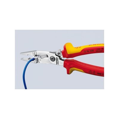 คีมปากรวมติดตั้งระบบไฟฟ้า (มีตัวล็อค) KNIPEX รุ่น 13 96 200