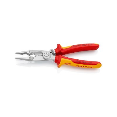 คีมปากรวมติดตั้งระบบไฟฟ้า (มีตัวล็อค) KNIPEX รุ่น 13 96 200