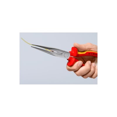 คีมปากแหลมปลายเฉียง ด้าม KNIPEX VDE รุ่น 26 16 200