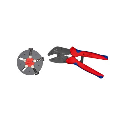 คีมย้ำหางปลา KNIPEX MULTICRIMP เปลี่ยนหัว 3 ดาย