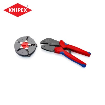 คีมย้ำหางปลา KNIPEX MULTICRIMP เปลี่ยนหัว 3 ดาย