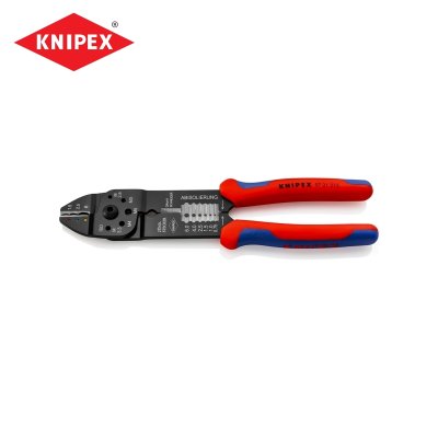 คีมย้ำหางปลาหุ้มฉนวน KNIPEX