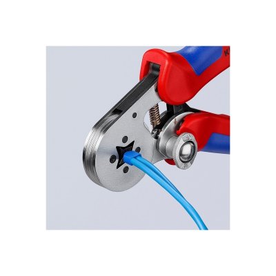 คีมย้ำหางปลาเฟอร์รูลสี่เหลี่ยม KNIPEX รุ่น 97 55 04