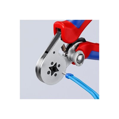 คีมย้ำหางปลาเฟอร์รูลสี่เหลี่ยม KNIPEX รุ่น 97 55 04